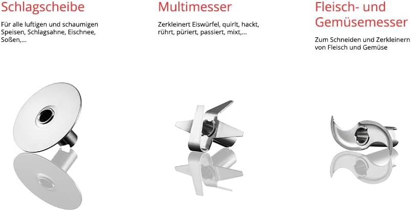 Zauberstab 98215 M 200 BBQ, Stabmixer, 2 Stufen bis 17.000 U/Min, ergonom. Griff, robuster Motor, inkl. Zubehör, 200W, Schweiz