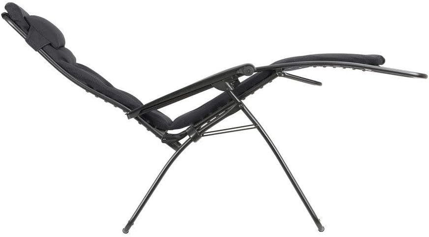 Gepolsterter Zero Gravity Relaxsessel RSX Clip XL - Klappbarer Liegestuhl für Garten & Innen, AirComfort-Gewebe, Mehrpositionen, Komfortabel
