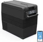 NCF55 50L Kompressor Kühlbox 12V tragbarer Mini-Kühlschrank Gefrierbox für Auto, Camping, Lkw, Boot, -20℃~20℃ Schwarz