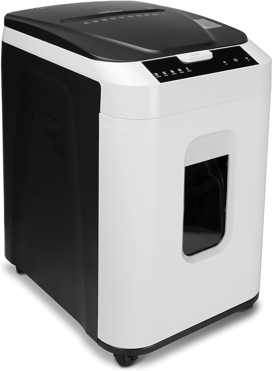 P4 Aktenvernichter - 180 Blatt gleichzeitig, Kreuzschnitt, Auto-Abschaltung, extrem leise 58 dB, Touch-Bedienfeld, 32 Liter Behälter, DSGVO