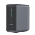 B2500 Speicher für Balkonkraftwerk 2025 Upgrade, 1600W Solareingang, 2240Wh LiFePO4, 6000 Zyklen, erweiterbar auf 8960Wh, IP65