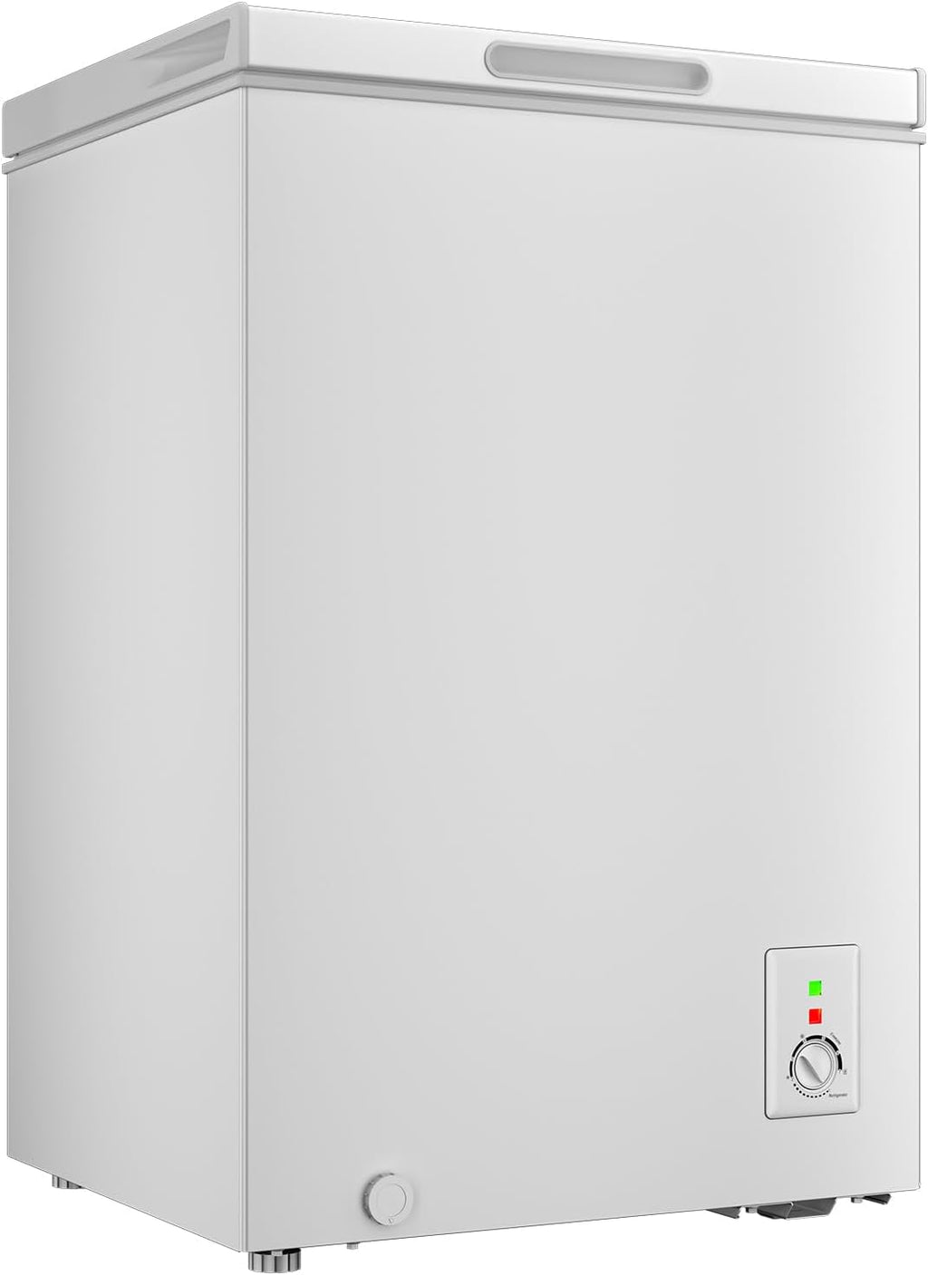 Gefriertruhe 99L, Schnelleinfrierung, LED, 54,5x47,6x83,5 cm, 39 dB, Hubtor, -24°C, 4-Sterne, freistehend, weiß, für Garage/Gewerbe