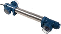 Midi Power UVC 75 Watt, kurze Lampen, Edelstahlgehäuse, max. Durchfluss 20 m³/h, für klaren Teich ohne Chemikalien, silber