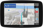 Pkw-Navi GO Navigator - extra großes 7-Zoll-Display, Stauvermeidung mit Echtzeit-Verkehrsdaten, Wi-Fi-Updates, Premium Services, Magnethalterung