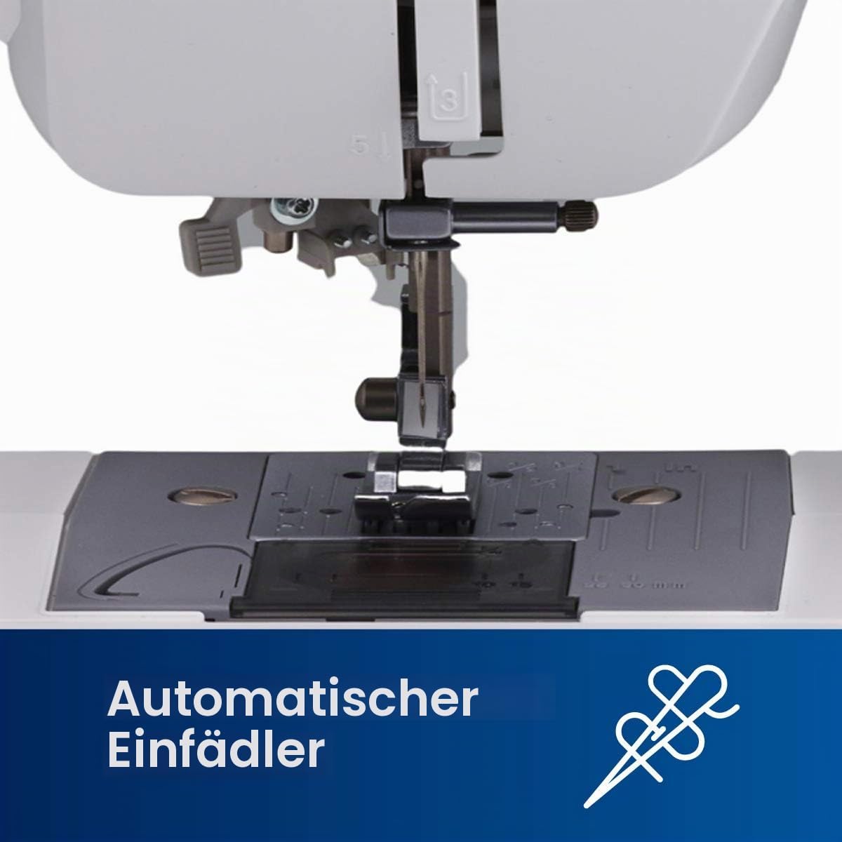 XM2701S Exklusive Edition Nähmaschine mit 27 Nähprogrammen, Freiarm, Automatischer Einfädler, ideal für Jeans und mehr