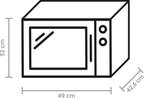 ExtraSpace Crisp MW 427 SL Grill-Mikrowelle, 800W/1000W, 25L, Crisp, Dampf, AutoClean, ohne Drehteller, Silber