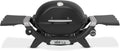 Q 1200N Gasgrill mit Seitentischen,Porzellanemaillierte Gusseisenroste,Deckelthermometer,Hochleistungsbrenner,1290cm² Grillfläche,Midnight Black
