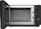 ExtraSpace Crisp MW 427 SL Grill-Mikrowelle, 800W/1000W, 25L, Crisp, Dampf, AutoClean, ohne Drehteller, Silber