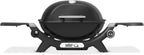 Q 1200N Gasgrill mit Seitentischen,Porzellanemaillierte Gusseisenroste,Deckelthermometer,Hochleistungsbrenner,1290cm² Grillfläche,Midnight Black