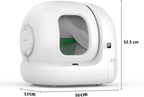Pura Max 2 Selbstreinigende Katzentoilette, 76L, xSecure, Geruchsbeseitigung, App-Steuerung, Großes Fassungsvermögen, für mehrere Katzen