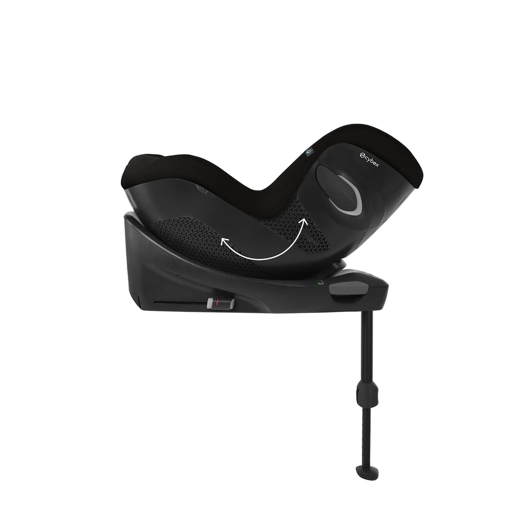 Kinder-Autositz Sirona Gi i-Size Plus inkl. Base, ab 3 Monaten bis 4 Jahre, max. 20 kg, 61-105 cm, Moon Black