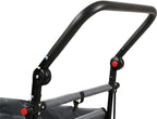 Bollerwagen faltbar FX-CT700 Grau • klappbarer Handwagen mit Bremsen • höhenverstellbarer Griff • gepolsterter Sitzbereich • platzsparend