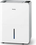 Max Luftentfeuchter 25L/Tag, für ca. 200m³ (50m²), Smart, Ablaufschlauch, für Keller/Waschküche/Schlafzimmer/Bad