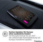Pkw-Navi GO Navigator - extra großes 7-Zoll-Display, Stauvermeidung mit Echtzeit-Verkehrsdaten, Wi-Fi-Updates, Premium Services, Magnethalterung