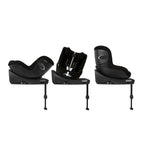 Kinder-Autositz Sirona Gi i-Size Plus inkl. Base, ab 3 Monaten bis 4 Jahre, max. 20 kg, 61-105 cm, Moon Black