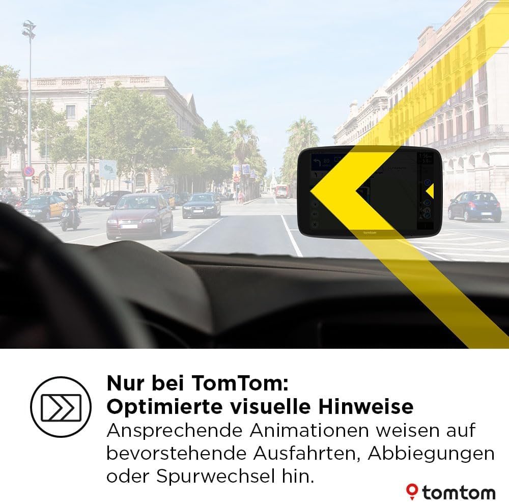 Pkw-Navi GO Navigator - extra großes 7-Zoll-Display, Stauvermeidung mit Echtzeit-Verkehrsdaten, Wi-Fi-Updates, Premium Services, Magnethalterung