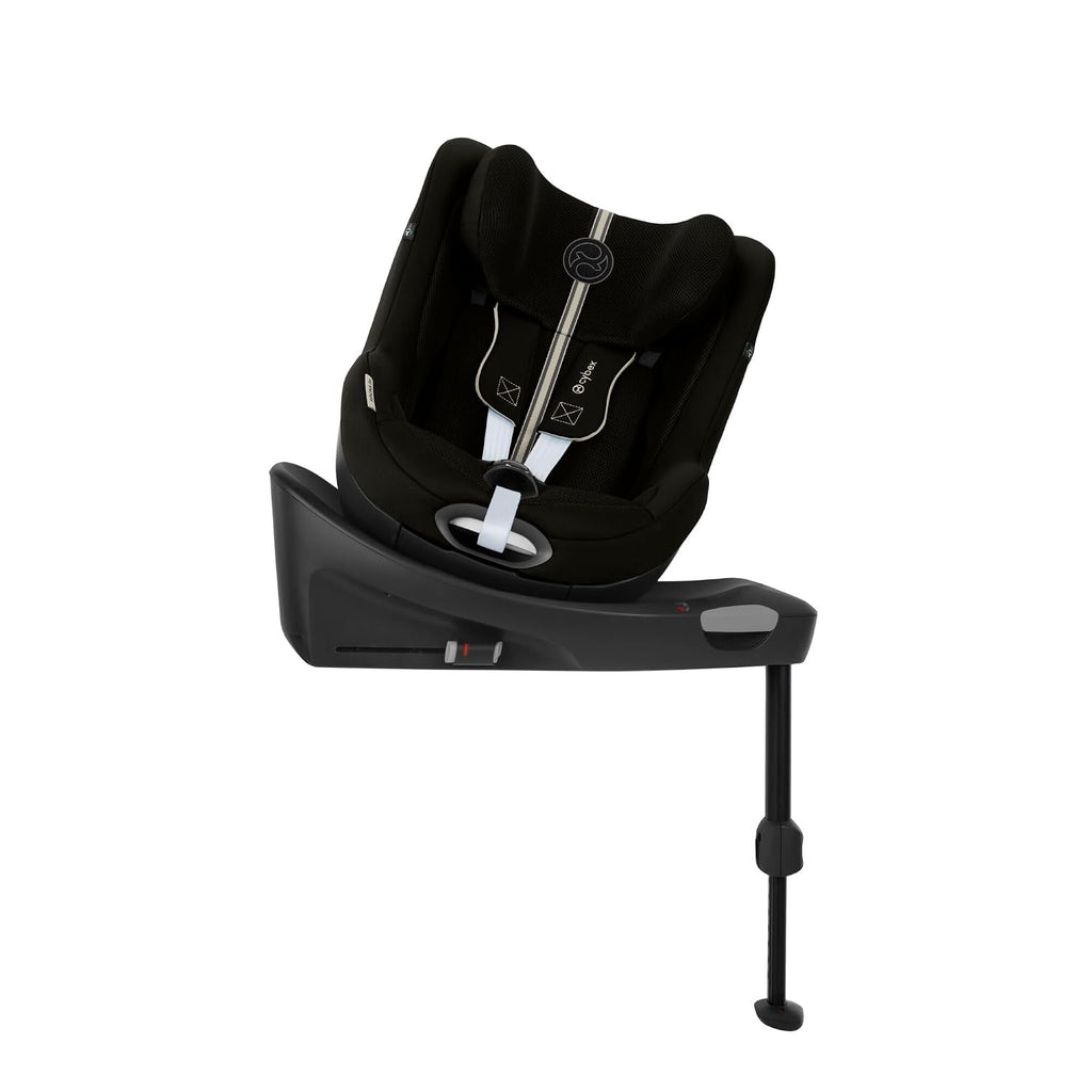 Kinder-Autositz Sirona Gi i-Size Plus inkl. Base, ab 3 Monaten bis 4 Jahre, max. 20 kg, 61-105 cm, Moon Black