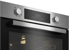 Einbau-Backofen BBIM12300X b300, 60 cm, 72 l, Dampfreinigung SteamShine, 8 Heizarten, AeroPerfect für gleichmäßiges Backen, Multifunktionsofen