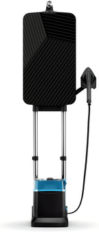 Ixeo Power All-in-One Dampfglätter, 3-Pos.Smart Board, 5.8bar, 200g/min Dampf, desinfiz., schwarz/blau, QT2022