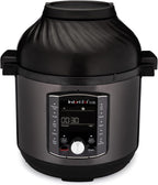 Pro Crisp 11-in-1, Heißluft, Schnellkochtopf, Slow Cooker, Dampfgarer, Grill, Dörren, Sous-Vide, 1500W, 7.6L, schwarz