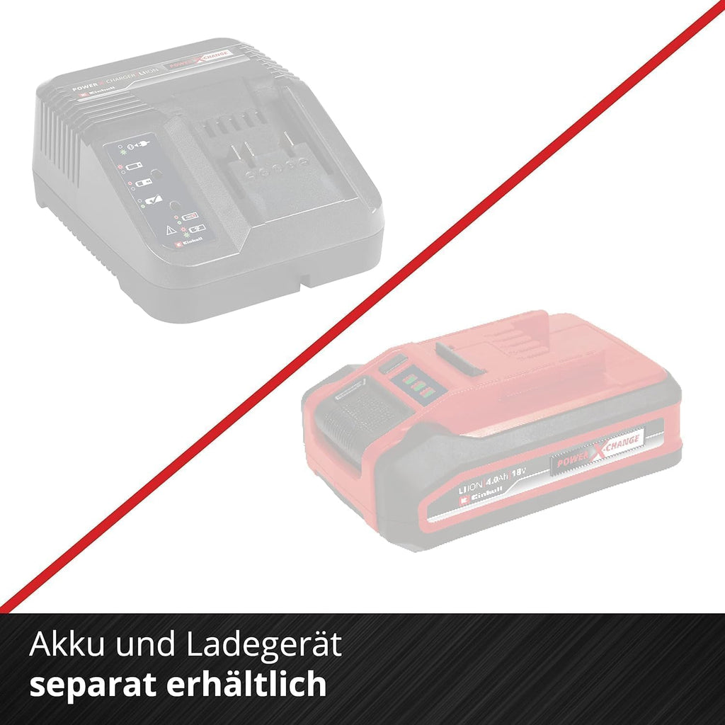 GE-cm 36/43 Li Akku-Rasenmäher, Power X-Change, 36V, 43cm, Brushless, Mulch, 63L, bis 600m², 25-75mm, ohne Akku