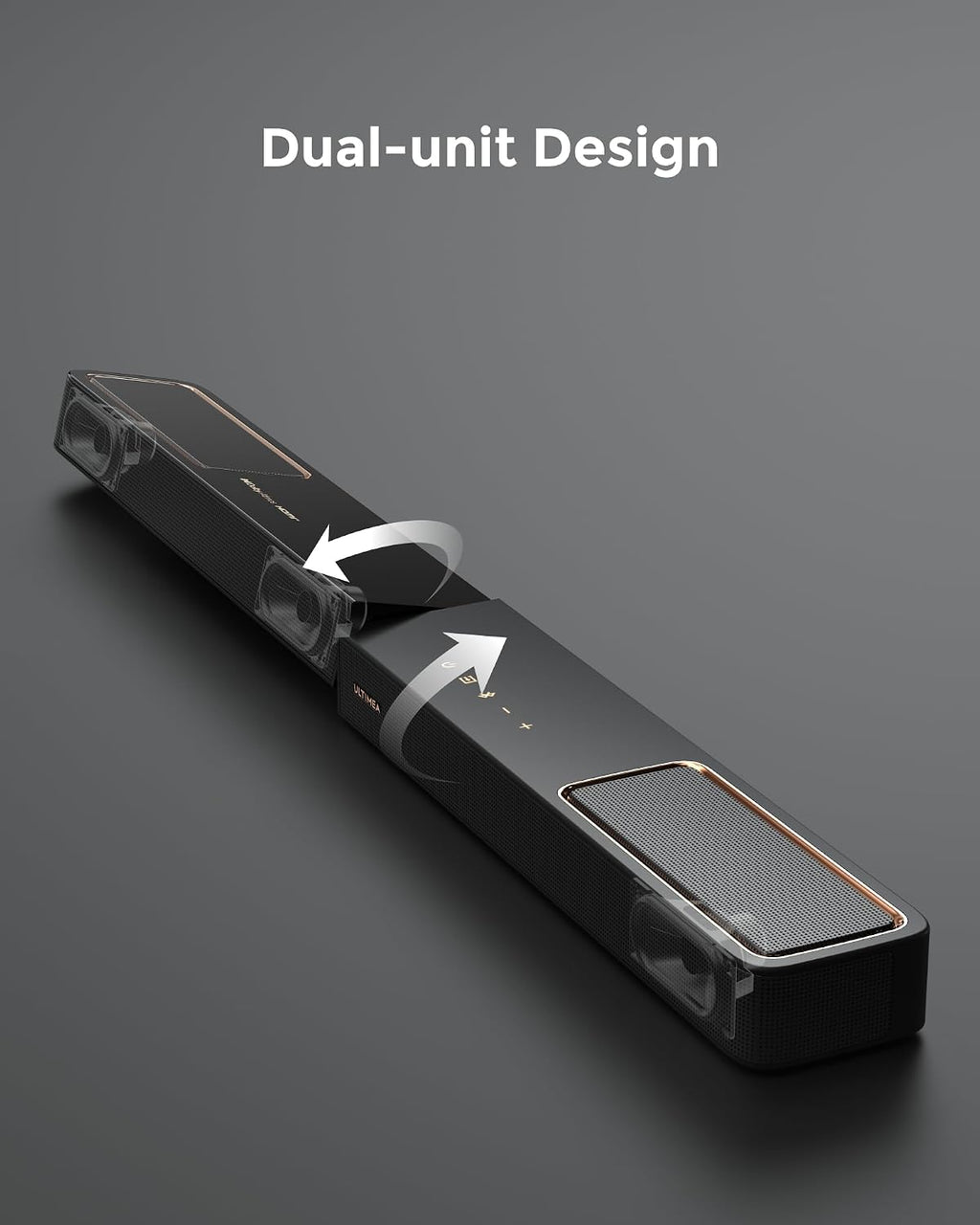 5.1.2 Soundbar mit Dolby Atmos, 2 Surround-Lautsprechern, App Steuerung, 6,5'' Subwoofer, Bluetooth 5.4, HDMI eARC, Skywave F40 Boom