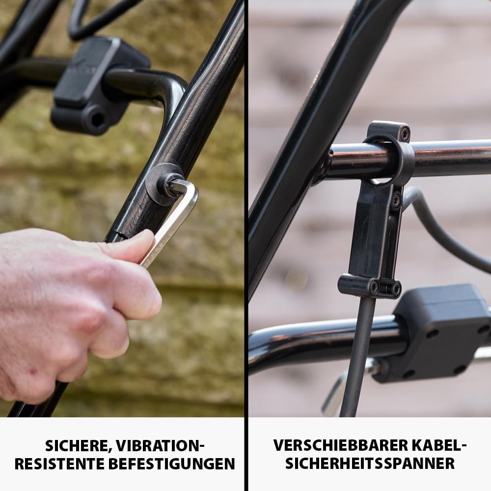 H320-E Elektro Vibrationsstampfer Rüttler Rüttelplatte - Ideal zum Nivellieren von Gehwegen, Kunstrasen, Terrassen, Blockarbeiten, Sand