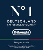 Magnifica S Kaffeevollautomat, klassischer Milchaufschäumer, Espresso & Cappuccino, Bedienfeld mit Tasten, Schwarz, ECAM11.112.B