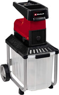 Elektro-Leisehäcksler GC-RS 60 CB, 2800W, max. 45mm Aststärke, Schneidwalze, gr. Trichteröffn., Drehricht.-Umschalter, 60L Fangbox, integr. Sicherheitssch.
