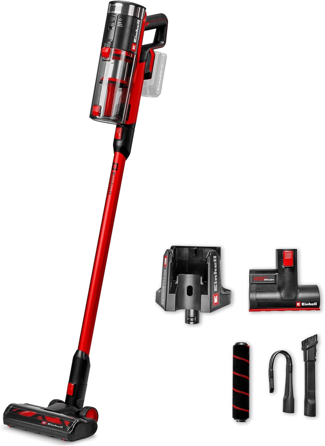 Akku-Stielstaubsauger TE-SV 18/270 Li B PXC - 18V Brushless, 270 mbar, beutellos, 3 Leistungsmodi, 3-Fach Filtersystem, inkl. Akku und Zubehör