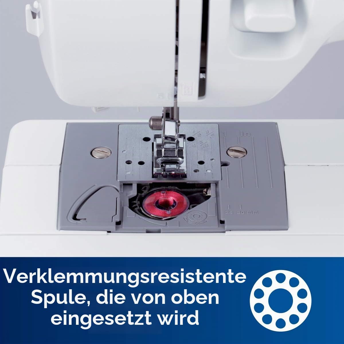 XM2701S Exklusive Edition Nähmaschine mit 27 Nähprogrammen, Freiarm, Automatischer Einfädler, ideal für Jeans und mehr