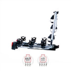 022685 Fahrradträger Strada Sport 3, Kupplungsträger, für 3 Fahrräder, silber