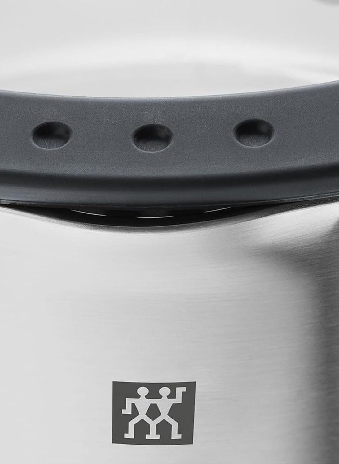 Simplify Kochtopf-Set 5-teilig, mit integriertem Sieb, Induktion geeignet, Ausgießfunktion, Stay-Cool-Griffe, Edelstahl, Grau