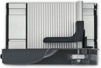Klappbarer Allesschneider MT1006 - Vollmetall, Wellenschliffmesser 170 mm, Schnittstärke 0-15 mm, Energiesparmotor 170W, Kompakt, Eisenglimmergrau