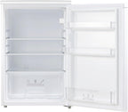 RCD133WH3(E) Kühlschrank 131L ohne Gefrierfach, Inverter-Kompressor, Obst-Gemüsefach, 84.5x55.3cm, 72kWh/Jahr, Temperaturregelung, verstellbare Füße