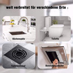 850W Elektrische Rohrreinigungsmaschine mit Spiralen: 14m Ø22mm, 14.5m Ø16mm, 5m Ø10mm, für Rohre Ø20-200mm, 450 U/min