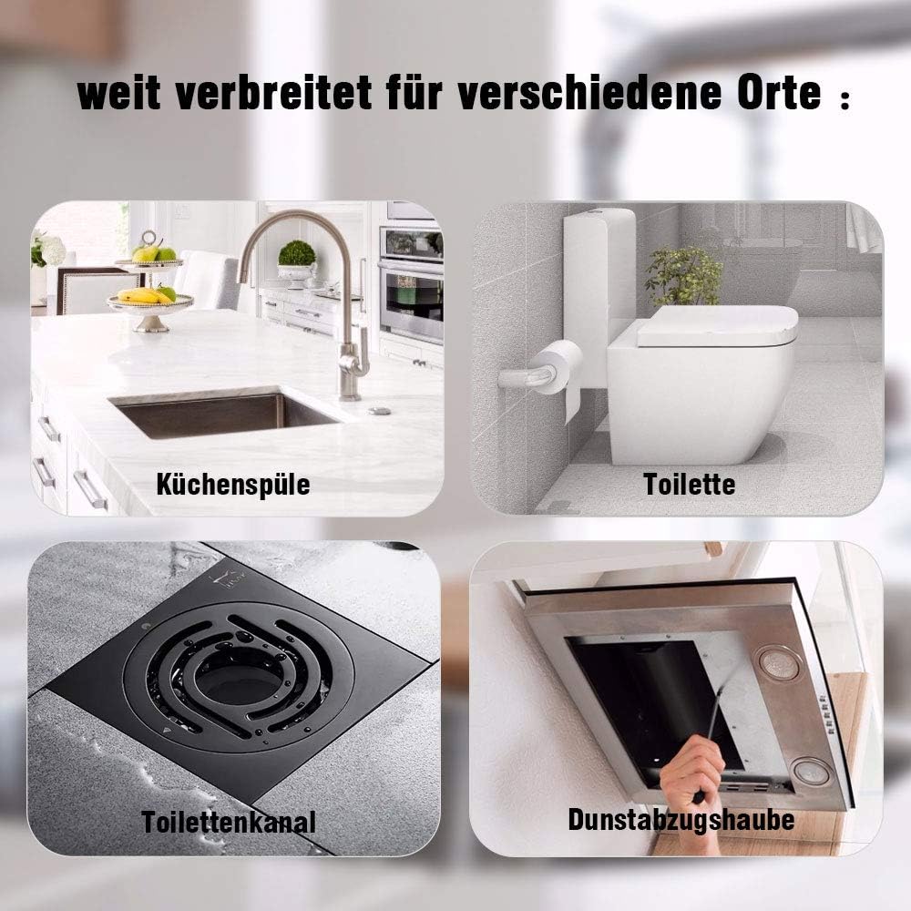850W Elektrische Rohrreinigungsmaschine mit Spiralen: 14m Ø22mm, 14.5m Ø16mm, 5m Ø10mm, für Rohre Ø20-200mm, 450 U/min