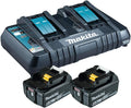 Power Source Kit 18 V mit 2x BL 1860 B Akku 6,0 Ah + DC 18 RD Doppelladegerät (199484-8)
