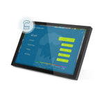 4 WetterDisplay WLAN-Wetterstation mit WetterRadar, RegenRadar, Unwetterwarnungen, 14-Tage-Wettervorhersage, HD-Farbdisplay