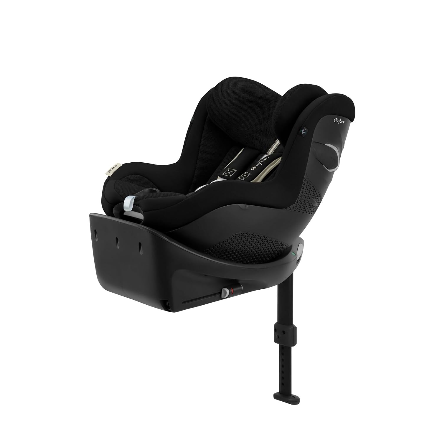 Kinder-Autositz Sirona Gi i-Size Plus inkl. Base, ab 3 Monaten bis 4 Jahre, max. 20 kg, 61-105 cm, Moon Black