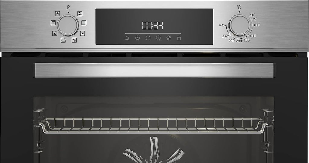 Einbau-Backofen BBIM12300X b300, 60 cm, 72 l, Dampfreinigung SteamShine, 8 Heizarten, AeroPerfect für gleichmäßiges Backen, Multifunktionsofen