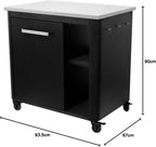 Outdoor-Tisch für Außenküchen, erweiterbar + kombinierbar, 4 Räder Ø75mm, 430 Edelstahl, Gasflaschenhalter, 100kg, für Grillfans