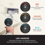 Detect Clean & Empty Akku-Staubsauger, DirtDetect, selbstleerende 2L Basis, 60 Min., Anti-Hair-Wrap, Fugendüse, weiß, IW3612EU