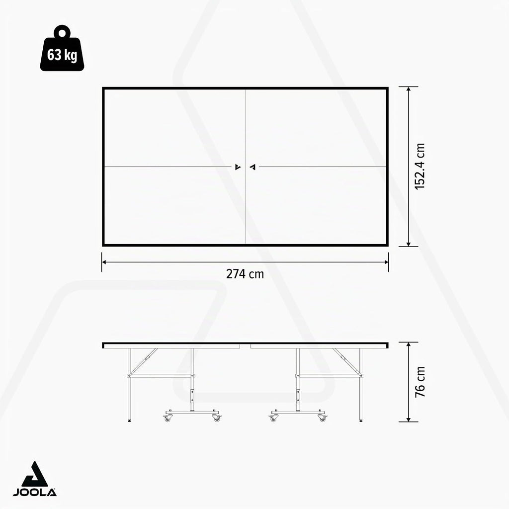 Tischtennisplatte Outdoor - Profi Tischtennistisch, Aluminium-Verbundoberfläche, wetterfest, klappbar, inklusive Netz