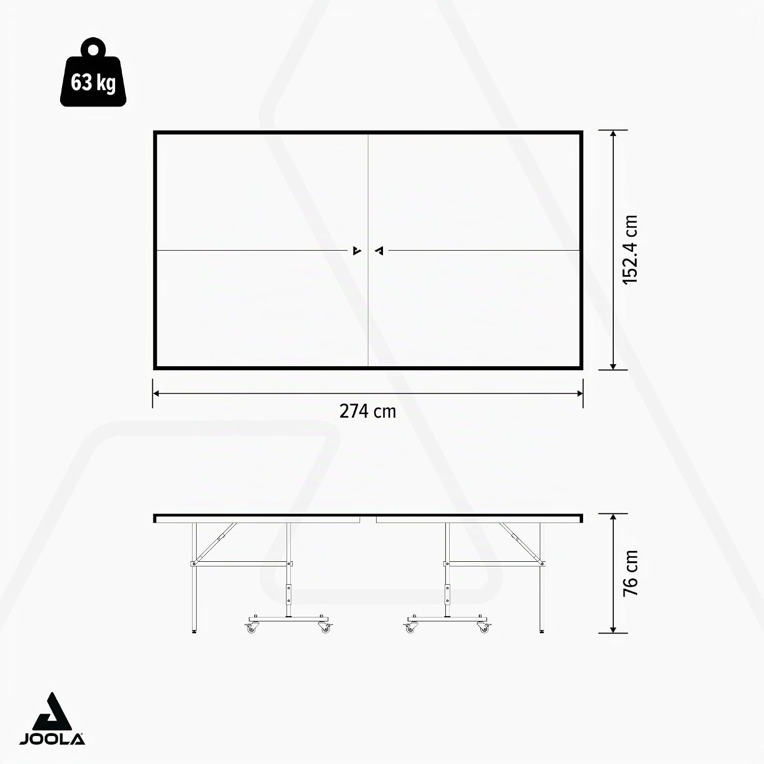 Tischtennisplatte Outdoor - Profi Tischtennistisch, Aluminium-Verbundoberfläche, wetterfest, klappbar, inklusive Netz