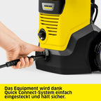 Hochdruckreiniger K 5 FJ, 145 bar, 500 l/h, 40 m²/h, Wasserfilter, 6,3 kg, HD-Pistole, Dreckfräser, Vario Power Jet, Schaumdüse