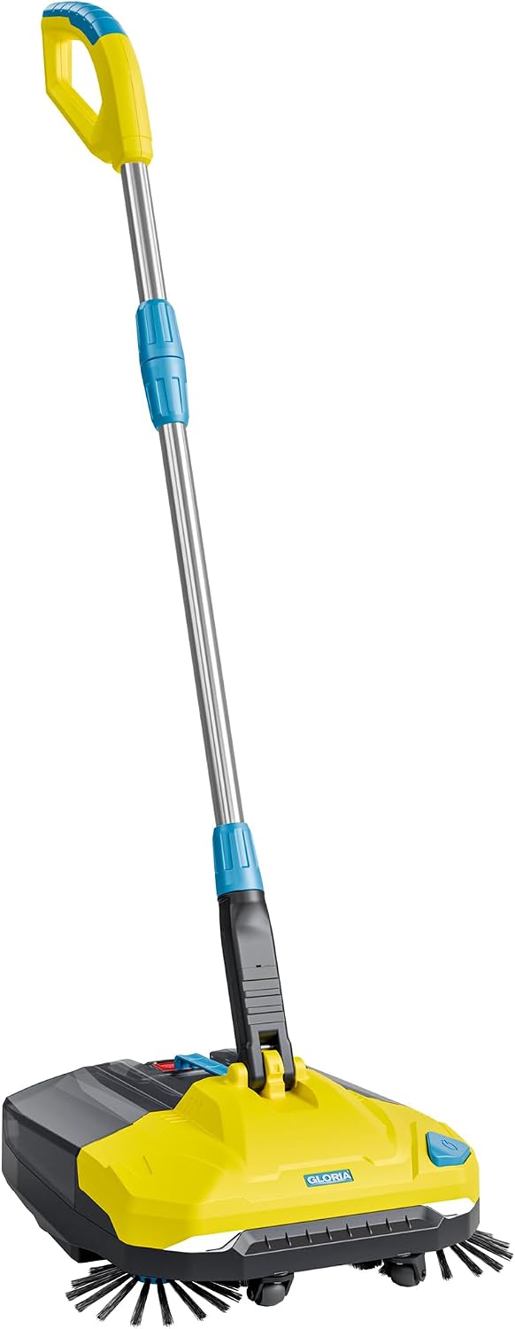 Akku-Kehrmaschine EasySweep 18V inkl. 18V Akku, 40 cm Arbeitsbreite, 4,5 L Behälter - für Indoor & Outdoor, Einfahrt, Gehweg, Terrasse, Garage & Laub