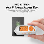 Tragbares Multi-Tool mit RFID/NFC-Reader, Infrarot-Fernbedienung & Wireless-Signal-Explorer – Open-Source & anpassbar, Weiß