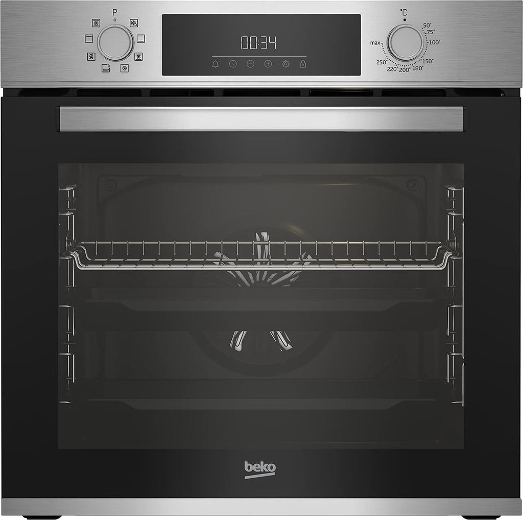 Einbau-Backofen BBIM12300X b300, 60 cm, 72 l, Dampfreinigung SteamShine, 8 Heizarten, AeroPerfect für gleichmäßiges Backen, Multifunktionsofen
