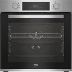 Einbau-Backofen BBIM12300X b300, 60 cm, 72 l, Dampfreinigung SteamShine, 8 Heizarten, AeroPerfect für gleichmäßiges Backen, Multifunktionsofen